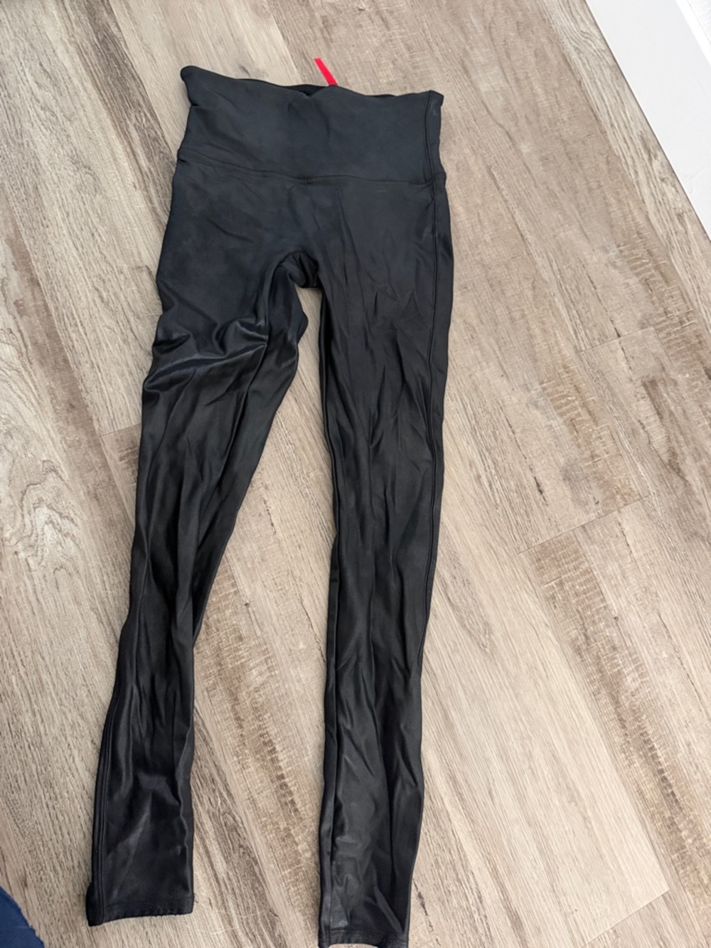 Spanx Black High-Waist Leggings - Sleek Matte Finish
